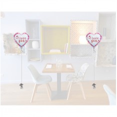 Heart Diamond Foil Balloon 18inch