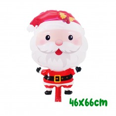 Christmas Santa Claus & Snowman foil balloon