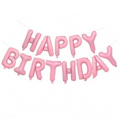 HAPPY BIRTHDAY 16 inch letter foil balloon set (3 colours)