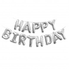 HAPPY BIRTHDAY 16 inch letter foil balloon set (3 colours)