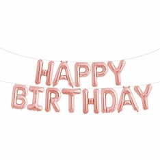 HAPPY BIRTHDAY 16 inch letter foil balloon set (3 colours)
