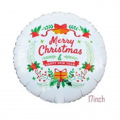 Christmas round foil balloon 18inch