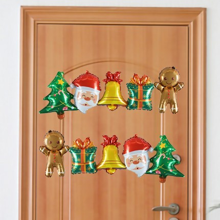 Christmas Balloon Chain 2pcs (each 98.5x42.5cm)