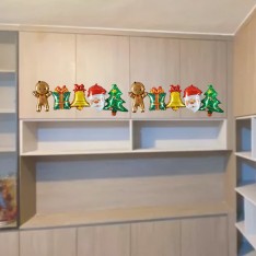 Christmas Balloon Chain 2pcs (each 98.5x42.5cm)