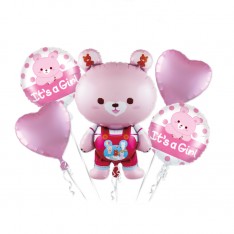 Magic Bears foil balloon set (5 pcs)