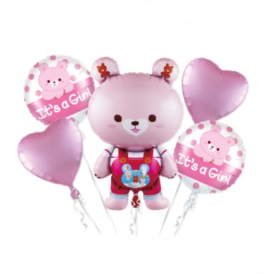 Magic Bears foil balloon set (5 pcs)