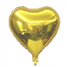 10 inch hear foil balloon (for stick on wall)