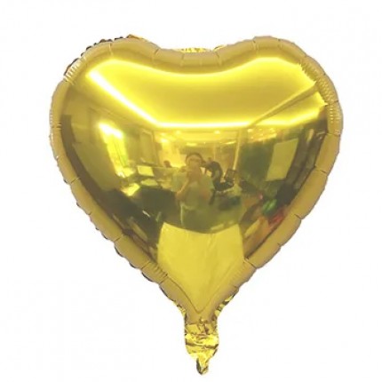 10 inch hear foil balloon (for stick on wall)