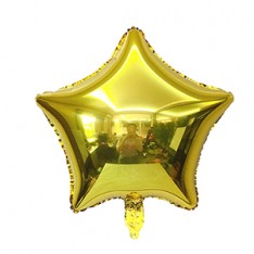 10 inch star foil balloon (for stick on wall)