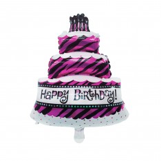 Birthday Cake Foil Balloon 45x64 cm