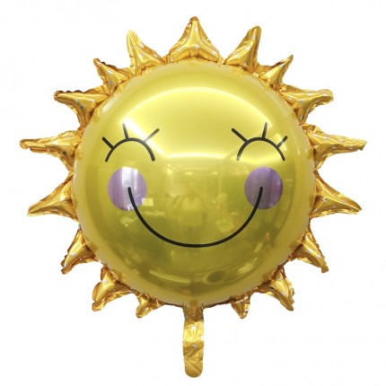 Similing Sun Foil Balloon 77x75cm