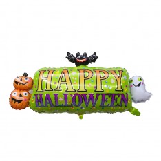 Happy Halloween Foil Balloon 90x55cm
