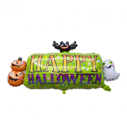 Happy Halloween Foil Balloon 90x55cm