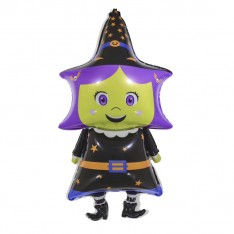 Halloween Witch Foil Balloon 48x99cm