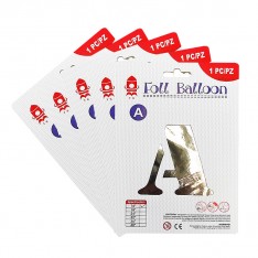 16 inch Letter foil balloon 3 colours