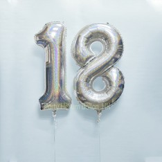 40 inch Number foil balloon 3 colours