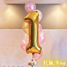 40 inch Number foil balloon 3 colours