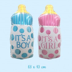 Baby GiantFoot MilkBottle SleepingBaby foil balloon