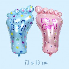 Baby GiantFoot MilkBottle SleepingBaby foil balloon
