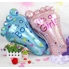 Baby GiantFoot MilkBottle SleepingBaby foil balloon