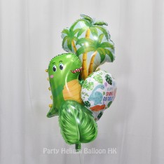 Dinosaur birthday balloon set (5 pcs)