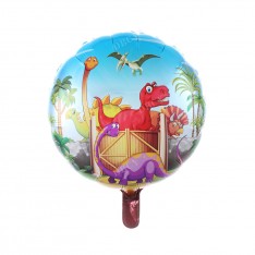 Forrest friends birthday party round foil balloon (17 inch)