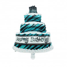 Birthday Cake Foil Balloon 45x64 cm