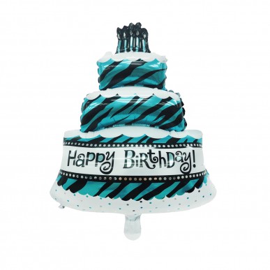 Birthday Cake Foil Balloon 45x64 cm