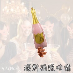 Mini wine bottles foil balloon