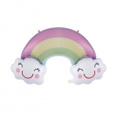 HappySun & HappyRainbow & HappyCloud foil balloon