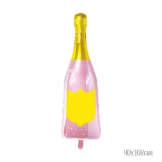 Champaign bottle & glass (float)