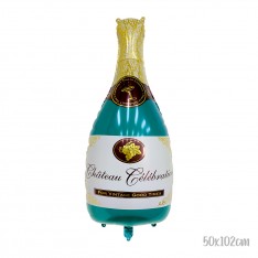 Champaign bottle & glass (float)