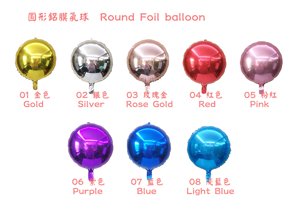 round foil colour